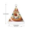 Augenstern Christmas Hat Easter-Donuts-Eggs-Rabbit Xmas Hat Unisex Santa Hat view 3