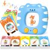 JoyCat Talking Flash Cards for Toddlers 1-5 Clear Voice & Thick Cards & Easy to Slide in and Out, Independent Learning & Speech Development Toys, 16 Topics view 1