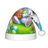 Augenstern Christmas Hat Easter-Rabbit-Eggs-Daisies Xmas Hat Unisex Santa Hat view 1