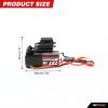 RCAWD SCX24 Motor Transmission 72T 130 Motor 2 Speed Transmission with Gearbox Mount High Torque Motor for Axial SCX24 Wrangler Bronco Gladiator Deadbolt Dodge Power Wagon C10 Upgrade Parts (Black) view 3