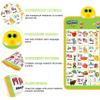 Electronic Alphabet Wall Chart, Talking ABC, 123s, Music Poster, Kids Montessori Toys for Toddlers 2-4, Interactive Educational Toddler Toy, Learning Gift for Age 1 2 3 4 5 Year Old Boys Girls - Green view 3