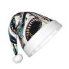 Augenstern Christmas Hat Shark-Open-Mouth-Doodle Xmas Hat Unisex Santa Hat view 2