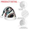 Augenstern Christmas Hat Shark-Open-Mouth-Doodle Xmas Hat Unisex Santa Hat view 4
