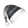 Augenstern Christmas Hat Grey-Tartan-Pattern Xmas Hat Unisex Santa Hat view 2