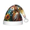Augenstern Christmas Hat Colorful-Easter-Eggs Xmas Hat Unisex Santa Hat view 1