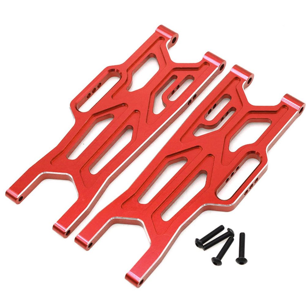 Aluminum Front Lower Suspension Arms Set Compatible for Arrma 1/10 Kraton/Outcast 4x4 4S V2 BLX RC Truck Upgrade Parts L/R Suspension Arms Swing Arm Replacement ARA330711