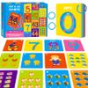 51 PCS Number Flashcards, 0-50 Double Sided Printed Cards with 2 Reclosable Rings, Learn Numbers, Learn to Count-Fun Learning and Educational Flashcards Learning Tool for Kids, Preschoolers, Toddlers view 1