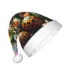 Augenstern Christmas Hat Easter-Eggs-Floral-Animal Xmas Hat Unisex Santa Hat view 2