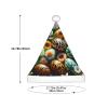 Augenstern Christmas Hat Easter-Eggs-Floral-Animal Xmas Hat Unisex Santa Hat view 3