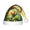 Augenstern Christmas Hat Squirrel-On-Tree-Oil-Painting Xmas Hat Unisex Santa Hat view 1