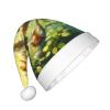 Augenstern Christmas Hat Squirrel-On-Tree-Oil-Painting Xmas Hat Unisex Santa Hat view 2