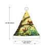 Augenstern Christmas Hat Squirrel-On-Tree-Oil-Painting Xmas Hat Unisex Santa Hat view 3