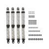 RCAWD 7075 120mm Shock Absorbers Universal for 1/10 RC Crawler Upgrades, for SCX10 I II III Pro 90046 AXI231017 TRX4 TRX6 Redcat D90 MST RC Shocks Dampers with Spring Black view 1