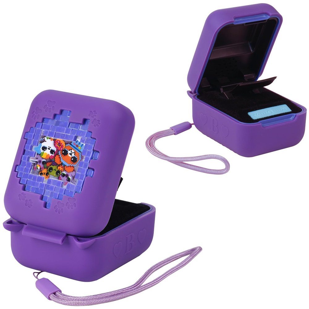 MGZNMTY Silicone Case for Bitzee Interactive Toy Digital Pet and Case, Protective Skin Sleeve for Bitsy Electronic Gadget Virtual Pet (Purple)