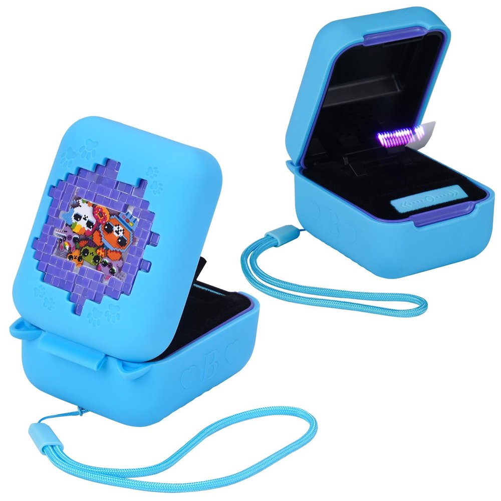 MGZNMTY Silicone Case for Bitzee Interactive Toy Digital Pet and Case, Protective Skin Sleeve for Bitsy Electronic Gadget Virtual Pet (Blue)