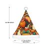 Augenstern Christmas Hat Turkey-Pumpkin-Orange-Thanksgiving Xmas Hat Unisex Santa Hat view 3