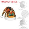 Augenstern Christmas Hat Turkey-Pumpkin-Orange-Thanksgiving Xmas Hat Unisex Santa Hat view 4