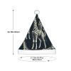 Augenstern Christmas Hat Grey-Realistic-Giraffes Xmas Hat Unisex Santa Hat view 3