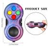 2 Pcs Fidget Controller Pad,Portable Stress Reducer Game Pad Hand Fidget Pad for Release Stress and Anxiety view 2