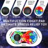 2 Pcs Fidget Controller Pad,Portable Stress Reducer Game Pad Hand Fidget Pad for Release Stress and Anxiety view 4