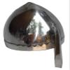 Mdhel viking helmet norman helmet nasal helmet large size polished new arming helmet replica re-enactment helmet large size helmet hand-made helmet polished helmet LARP helmet view 1