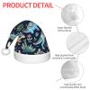 Augenstern Christmas Hat Dinosaur-Colorful-Pattern Xmas Hat Unisex Santa Hat view 4