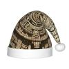 Augenstern Christmas Hat Ancient-Mayan-Calendar-Stone Xmas Hat Unisex Santa Hat view 1