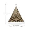 Augenstern Christmas Hat Ancient-Mayan-Calendar-Stone Xmas Hat Unisex Santa Hat view 3