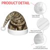 Augenstern Christmas Hat Ancient-Mayan-Calendar-Stone Xmas Hat Unisex Santa Hat view 4