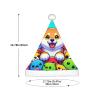 Augenstern Christmas Hat Shiba-Inu-Funny-Catching Xmas Hat Unisex Santa Hat view 3