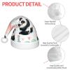 Augenstern Christmas Hat Pandas-Balloons-Hearts Xmas Hat Unisex Santa Hat view 4