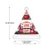 Augenstern Christmas Hat Valentine-Cute-Gnomes-Cartoon Xmas Hat Unisex Santa Hat view 3