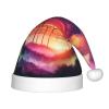 Augenstern Christmas Hat Watercolor-Wind-Turbines Xmas Hat Unisex Santa Hat view 1