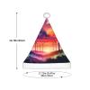 Augenstern Christmas Hat Watercolor-Wind-Turbines Xmas Hat Unisex Santa Hat view 3