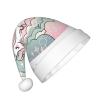 Augenstern Christmas Hat Cute-Unicorn-Rainbow Xmas Hat Unisex Santa Hat view 2