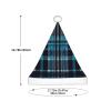 Augenstern Christmas Hat Blue-Tartan Xmas Hat Unisex Santa Hat view 3