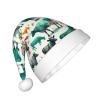 Augenstern Christmas Hat Colorful-Cow-Funny Xmas Hat Unisex Santa Hat view 2