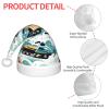 Augenstern Christmas Hat Snowmobiles-Snow-Winter Xmas Hat Unisex Santa Hat view 4