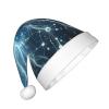 Augenstern Christmas Hat Neurons-Abstract Xmas Hat Unisex Santa Hat view 2