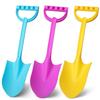 Beach Sand Shovels Toys, 16 Inch Heavy Duty Plastic Sand Spade Shovel for Kids Adults, Beach Sand Toy for Sandbox,Outdoor, Snow Scoop, Planting, Digging, Gardening, Summer Vacation 3 Pack view 1