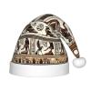 Augenstern Christmas Hat Egyptian-Horus-Ra-Falcon Xmas Hat Unisex Santa Hat view 1