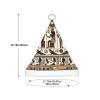 Augenstern Christmas Hat Egyptian-Horus-Ra-Falcon Xmas Hat Unisex Santa Hat view 3