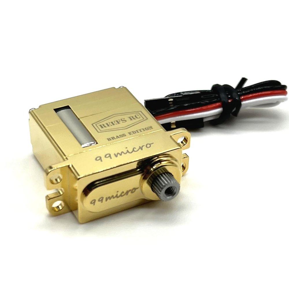 REEF's 99 Micro(Brass Edition)(REEFS162) High Torque High Speed Waterproof Servo H/V Low Profile SEHREEFS162