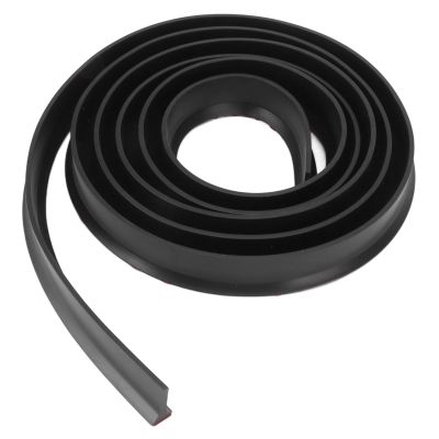 Nachukan Flexible Bendable TPE Water Insulation Strip, Self Adhesive Shower Wet Dry Separation, Bathroom Accessories, 3meter Black