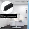 Nachukan Flexible Bendable TPE Water Insulation Strip, Self Adhesive Shower Wet Dry Separation, Bathroom Accessories, 3meter Black view 3