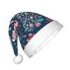 Augenstern Christmas Hat Flamingo-Christmas-Snowflake Xmas Hat Unisex Santa Hat view 2