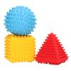 JAOCDOEN Skills Sensory 16158 3pcs Sensory Round Triangular Developing Motor Skills Development Baby Set for 6 Months view 1