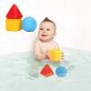 JAOCDOEN Skills Sensory 16158 3pcs Sensory Round Triangular Developing Motor Skills Development Baby Set for 6 Months view 3