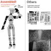 TIRADORES Assembled T13 Action Figure with Stand, 3D Printed Dummy 13 Action Figure Assembled, Fully Articulated Robot, Easy 13 Action Figure, Accessories Included, Stop Motion Animation, Gift view 2