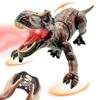 Moskiddo Remote Control Dinosaur Toys for Kids 3-5, 5-7, 8-12, 10-12, Electronic RC T Rex Dino Robot Toy for Boys, Top Christmas & Birthday Gifts for 6 7 8 9 10 11 & 12 Year Old Boys (Color: Brown) view 1